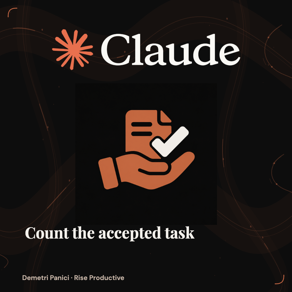 Claude identity above a provider bill, a reviewed coding patch, and the handoff between them.